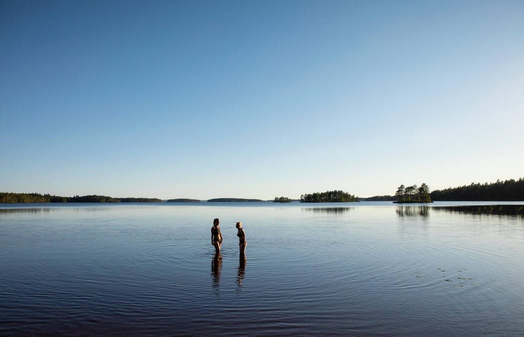 Kuhmon Lentua -järvi on mainio melonta- ja hiihtoretkikohde
